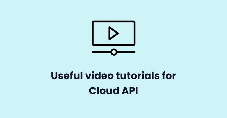 useful video tutorials for cloud API