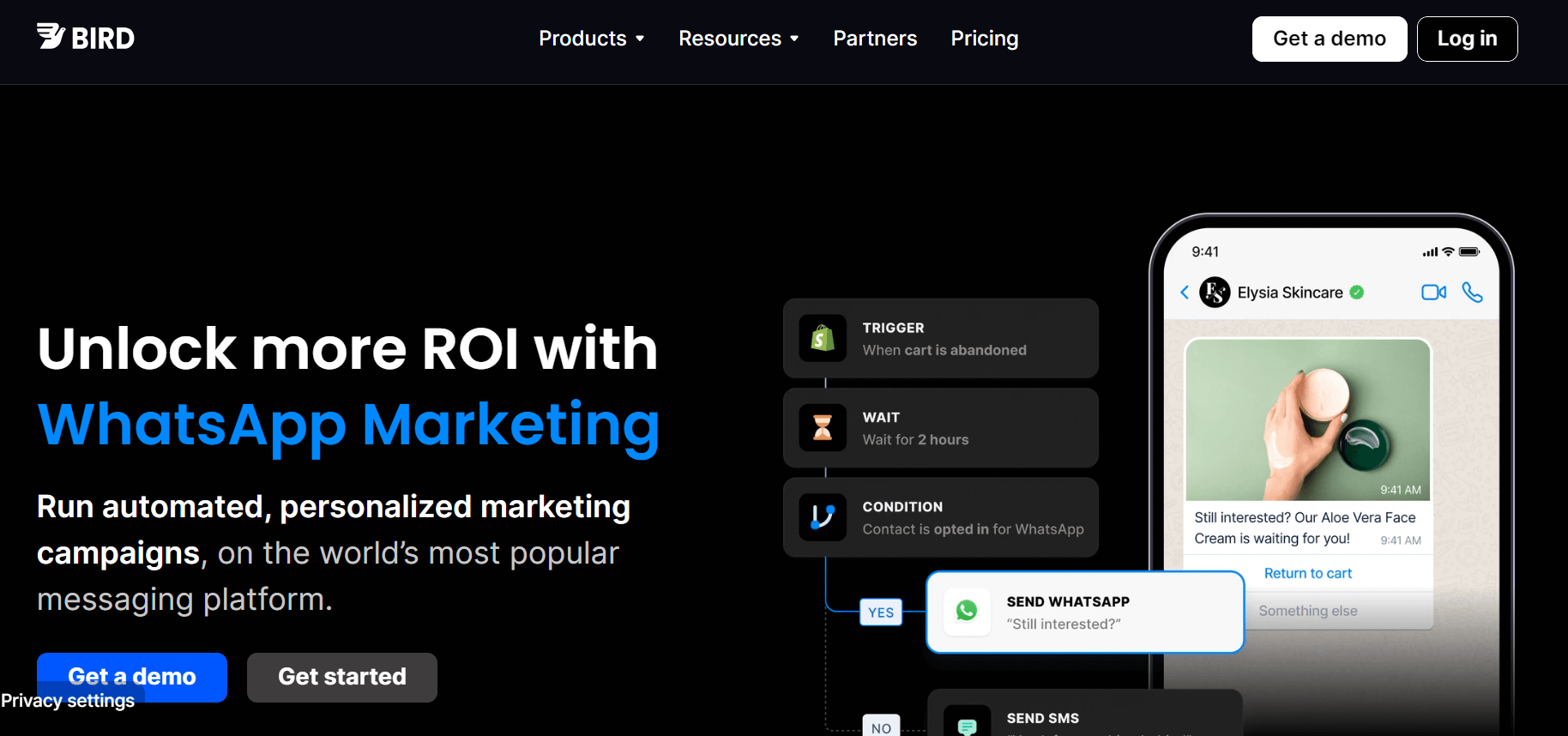 Messagebird Platform Screenshot