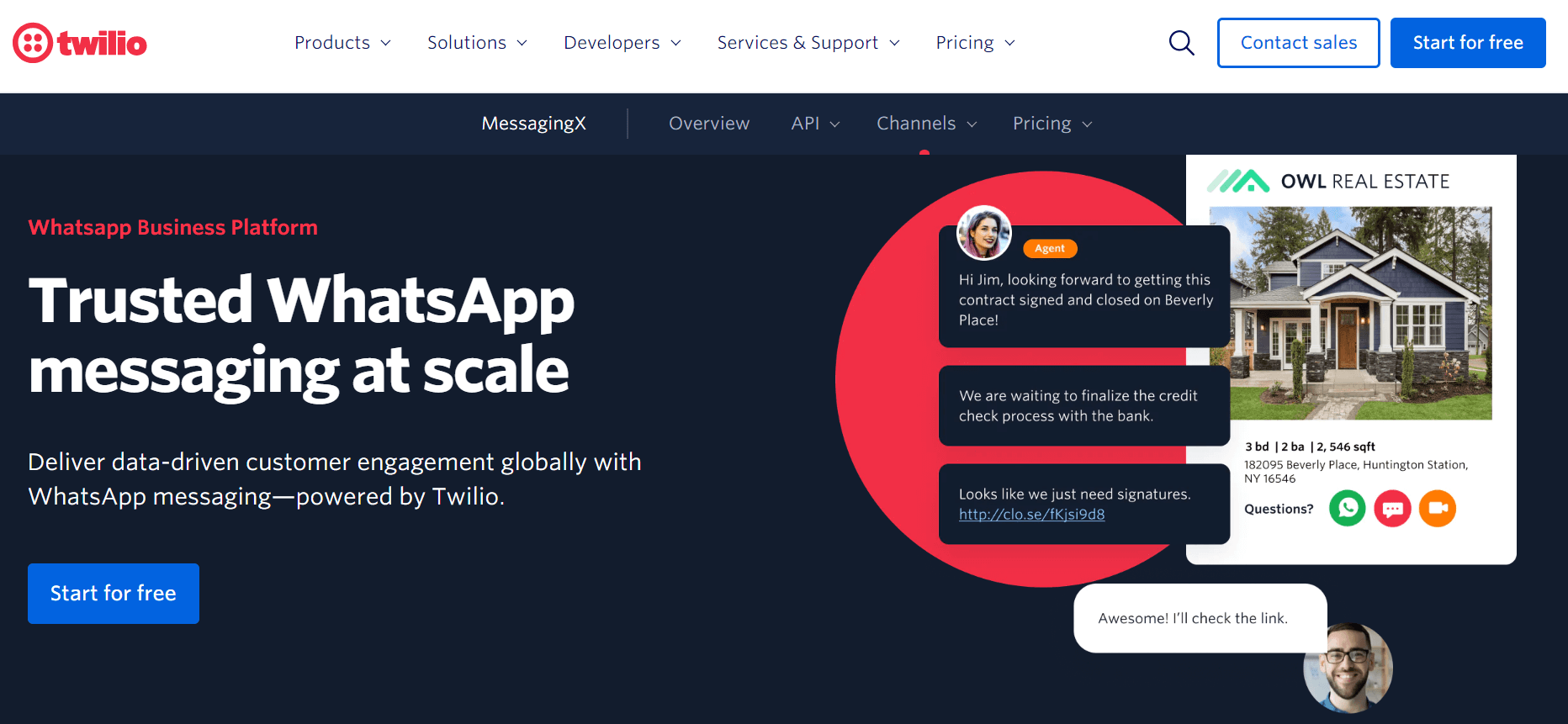 Twilio Platform Screenshot